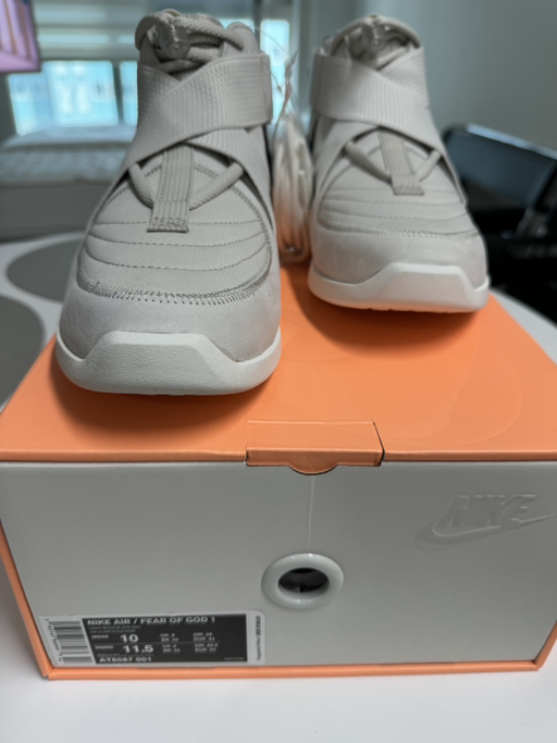 Nike*Fear of God Air Fear of God Raid Light Bone - Photo 2 view in Midtown Manhattan