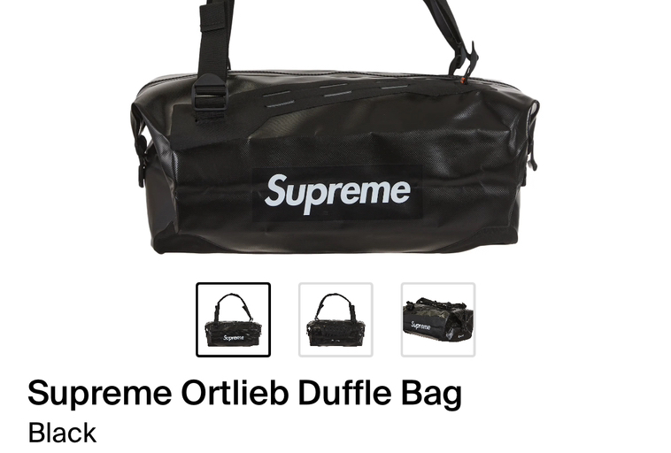 supreme duffle bag