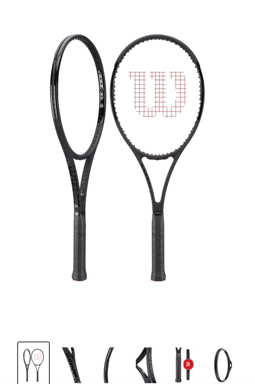 Wilson Pro Staff 97 Black Racket V11.5 (Countervail)