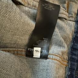 Balenciaga Back Logo Denim Jacket 46-unworn - Photo 4 view in Downtown Manhattan