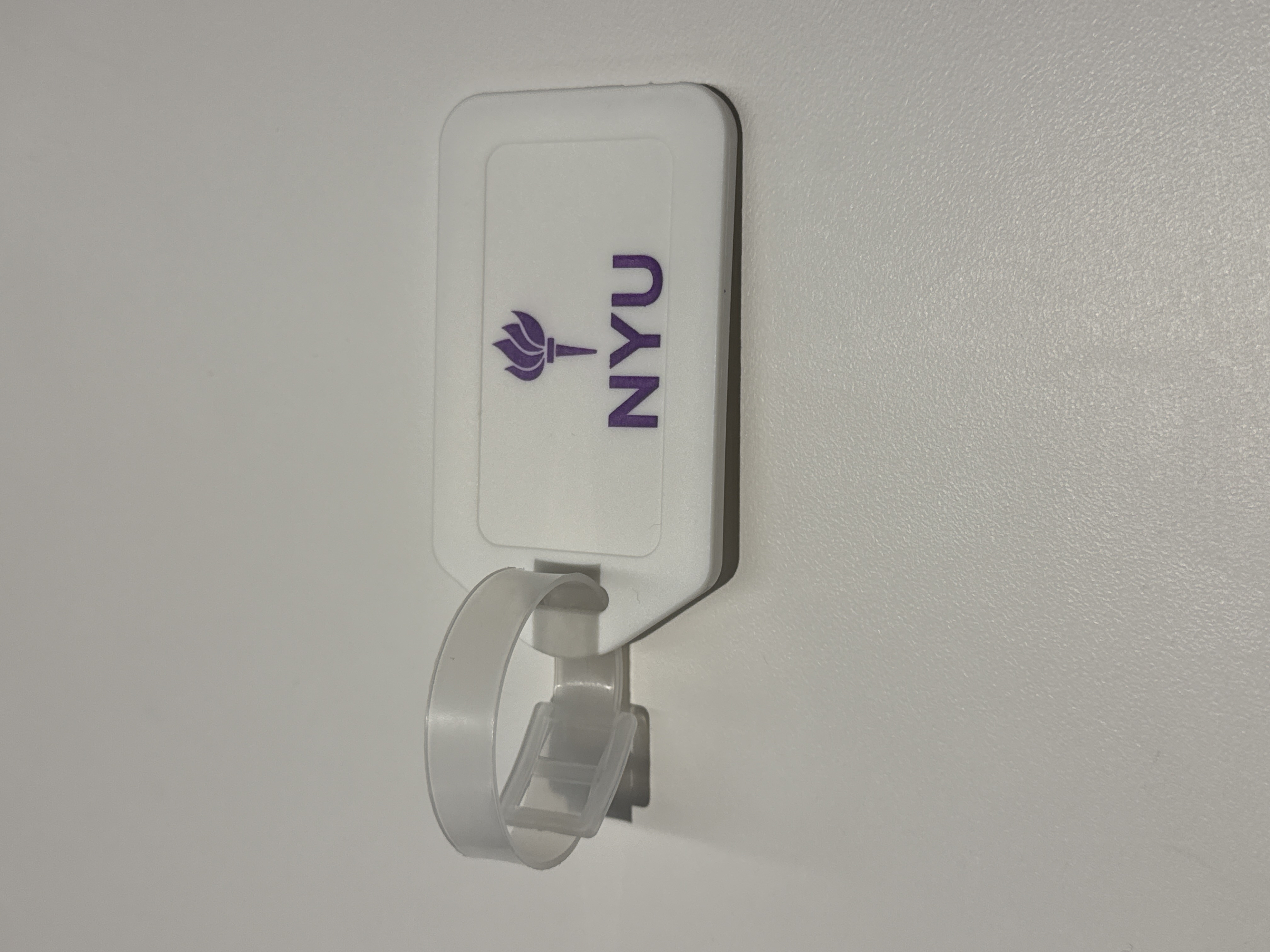 NYU name tag