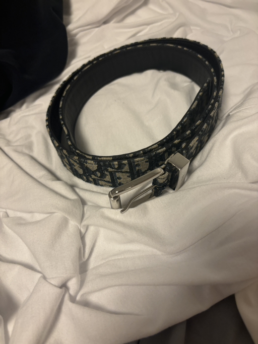 dior oblique belt 38