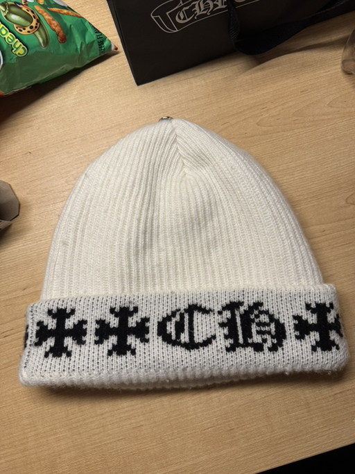 ChromeHeart BigDaddy Beanie white