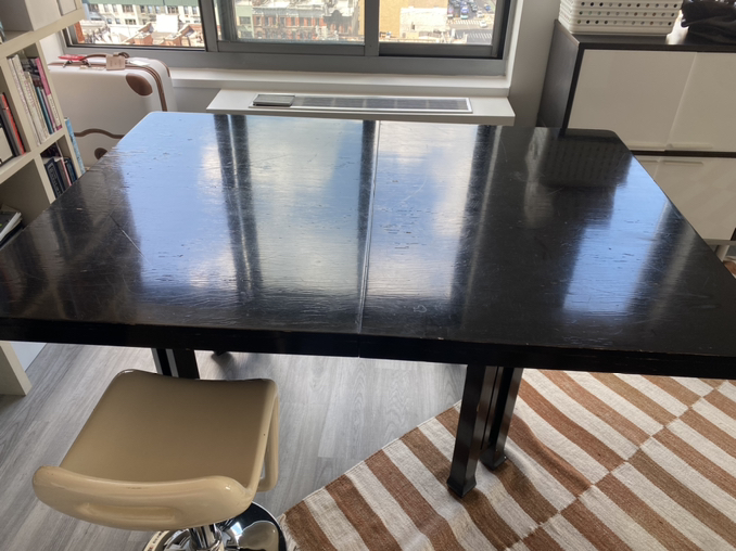 Perfect for hosting thanksgiving dinner  Expandable solid wood dining table-can be dismantled easily - Photo 2 view in Midtown Manhattan