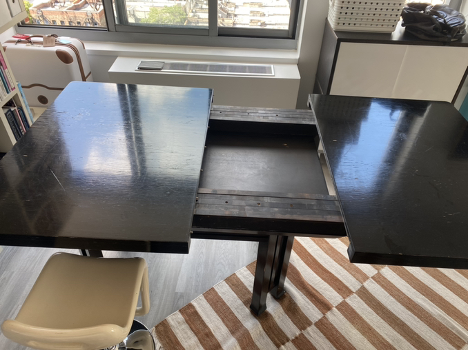 Perfect for hosting thanksgiving dinner  Expandable solid wood dining table-can be dismantled easily - Photo 3 view in Midtown Manhattan