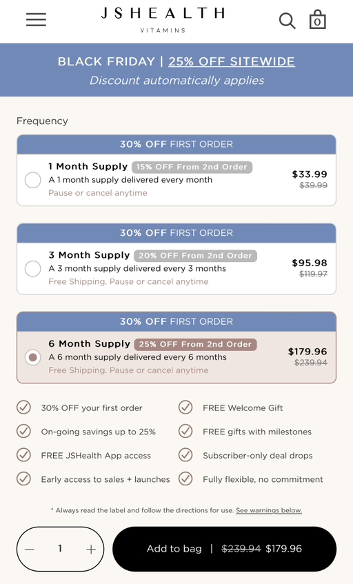Brand New JSHealth Detox   Debloat Formula (9 month supply) - Photo 4 view in Downtown Manhattan