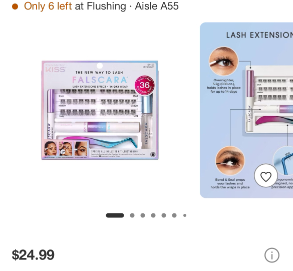 KISS Products Falscara DIY Lash Extension Kit - False Eyelashes - 36ct - Photo 2 view in Manhattan, NY