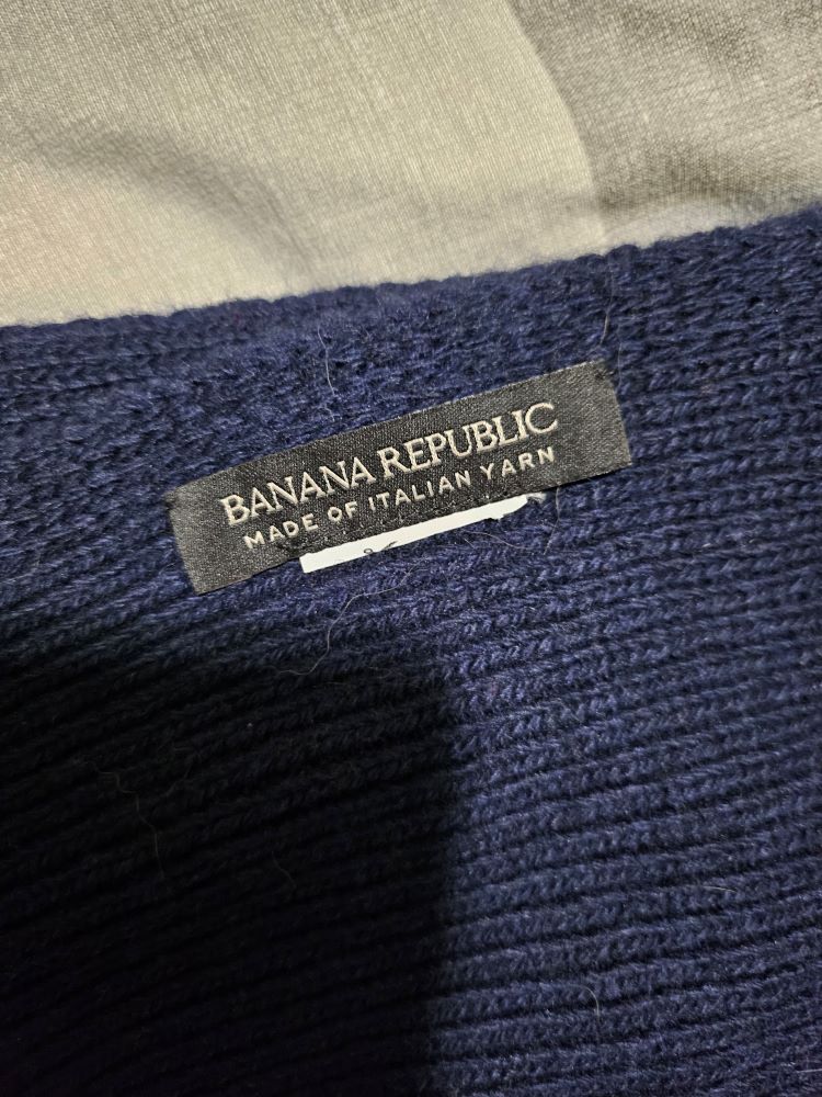 Navy Banana Republic Ruffle Scarf - Photo 2 view in Queens, NY