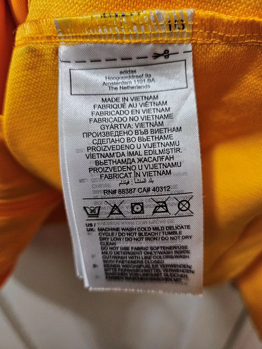 Adidas Yellow Windbreaker Jacket - Photo 4 view in Queens, NY