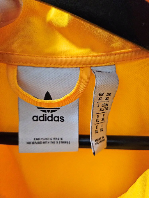 Adidas Yellow Windbreaker Jacket - Photo 3 view in Queens, NY