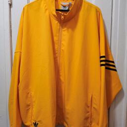 Adidas Yellow Windbreaker Jacket