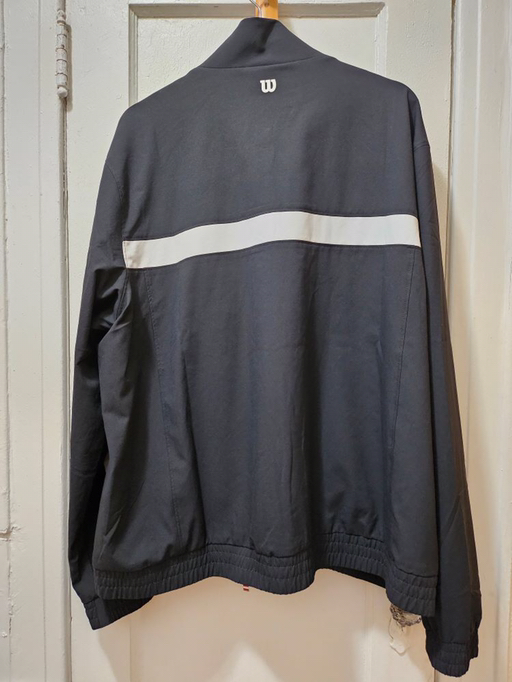 Wilson Black Windbreaker Jacket Men's 2XL - Photo 2 view in Queens, NY