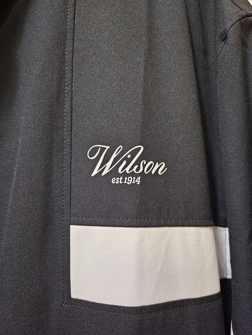 Wilson Black Windbreaker Jacket Men's 2XL - Photo 3 view in Queens, NY