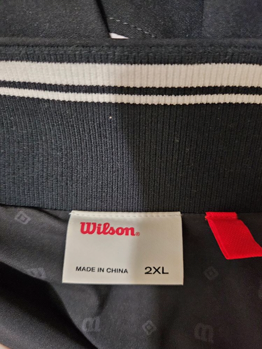 Wilson Black Windbreaker Jacket Men's 2XL - Photo 6 view in Queens, NY