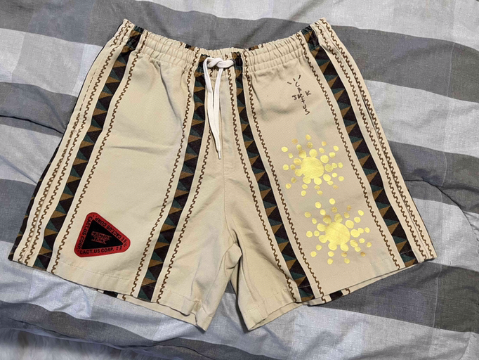 Like New Travis Scott Cactus Jack Starburst Short