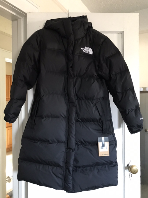 Women's The North Face Nuptse Long 700 Hooded Jacket Parka