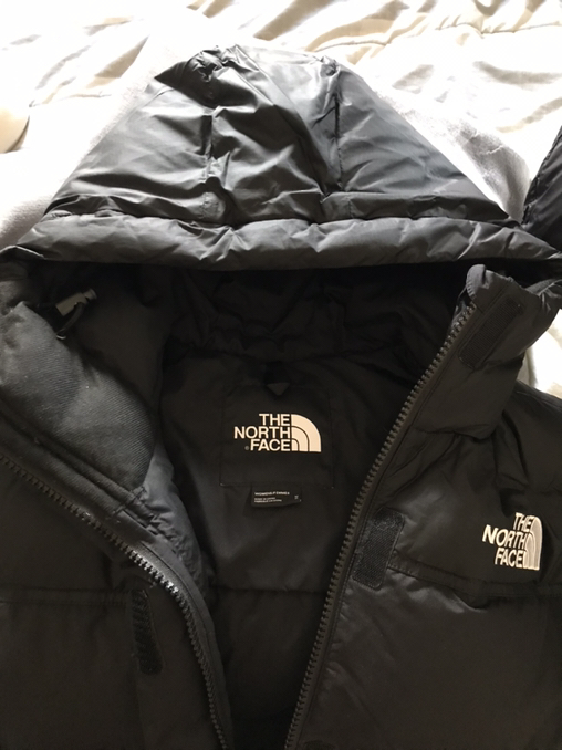 Women's The North Face Nuptse Long 700 Hooded Jacket Parka - Photo 2 view in Mahattan, NY