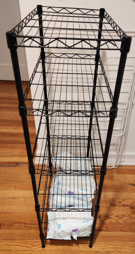 black metal storage rack - Photo 2 view in Queens, NY