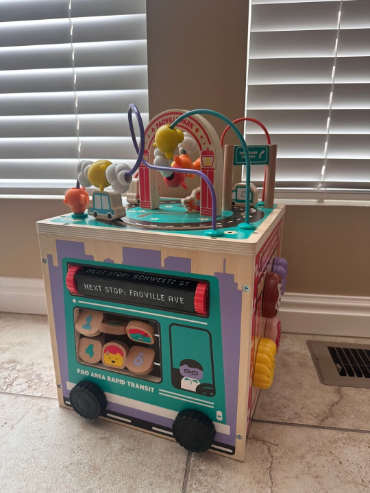 Wooden Large Activity Play Cube