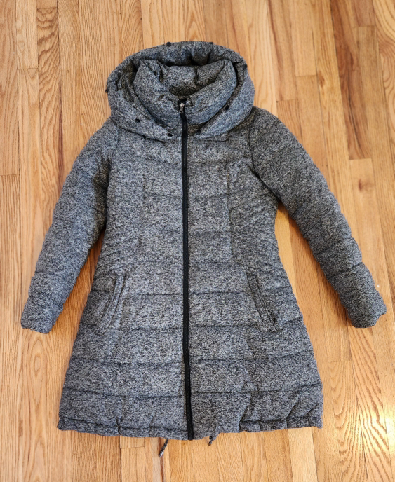 Women’s Long Puffer Coat – Warm 