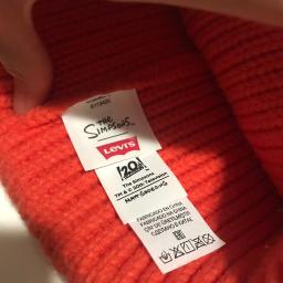 Levis x The Simpsons Orange Beanie - Photo 4 view in Manhattan, NY