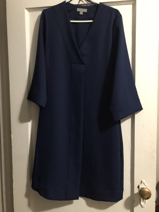 Like New COS Navy Polyester Dress