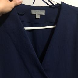 Like New COS Navy Polyester Dress - Photo 2 view in Mahattan, NY