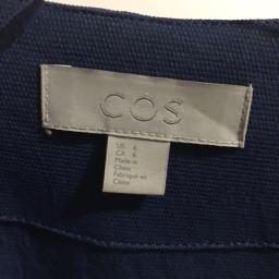 Like New COS Navy Polyester Dress - Photo 3 view in Mahattan, NY
