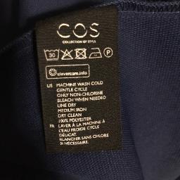 Like New COS Navy Polyester Dress - Photo 4 view in Mahattan, NY