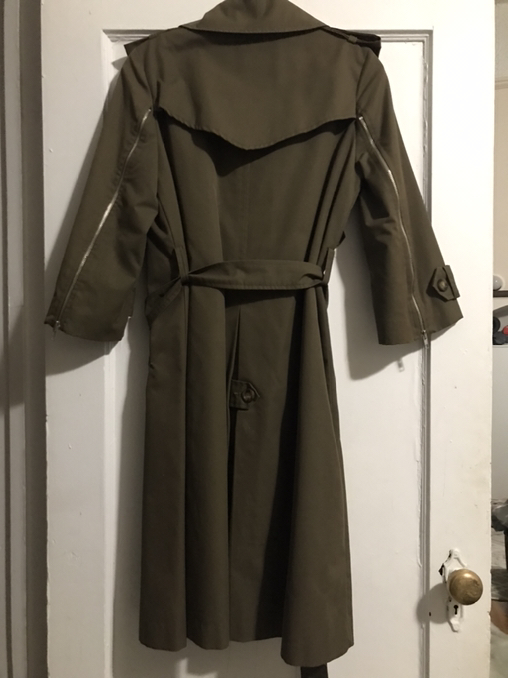 Khaki Trench Coat - Photo 2 view in Mahattan, NY