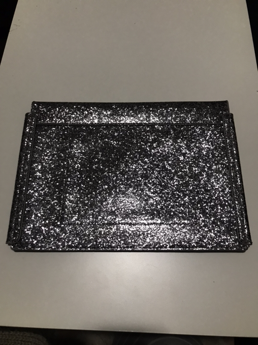 Banana Republic Envelop Style Sparkly Silver Clutch - Photo 2 view in Manhattan, NY