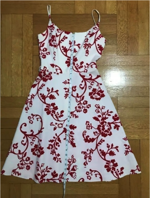 Jessica Howard Vintage Red Floral Dress - Photo 7 view in Queens, NY
