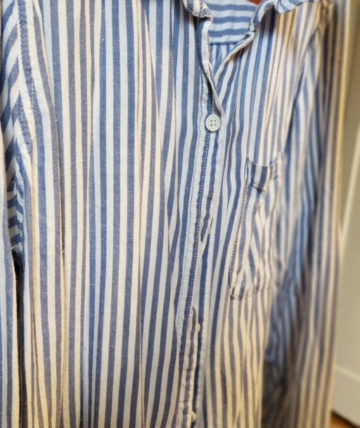striped button-down shirt - Photo 3 view in Queens, NY