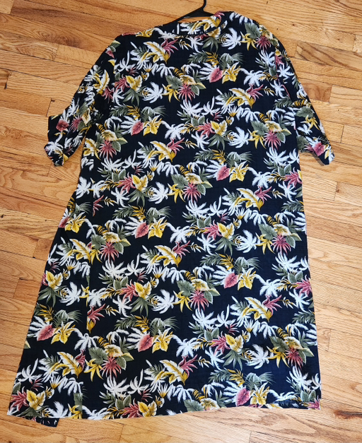 long linen floral jacket - Photo 2 view in Queens, NY