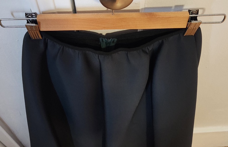 black A-line skirt - Photo 3 view in Queens, NY