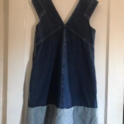 COS Women's Suspender Skirt Summer Sleeveless Blue Denim Dress  - Photo 2 view in Manhattan, NY