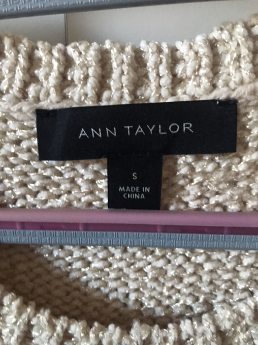 Ann Taylor Tan Sleeveless Fringe Bottom Knit Sweater Tank Vest - Photo 4 view in Manhattan, NY