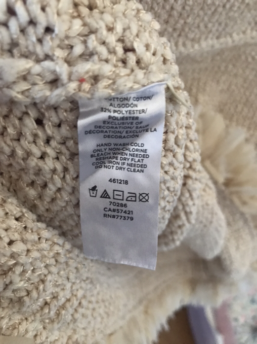 Ann Taylor Tan Sleeveless Fringe Bottom Knit Sweater Tank Vest - Photo 5 view in Manhattan, NY