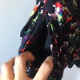 Gap Skirt A-line Back Zipper Black Bold Print Pockets - Photo 2 view in Manhattan, NY