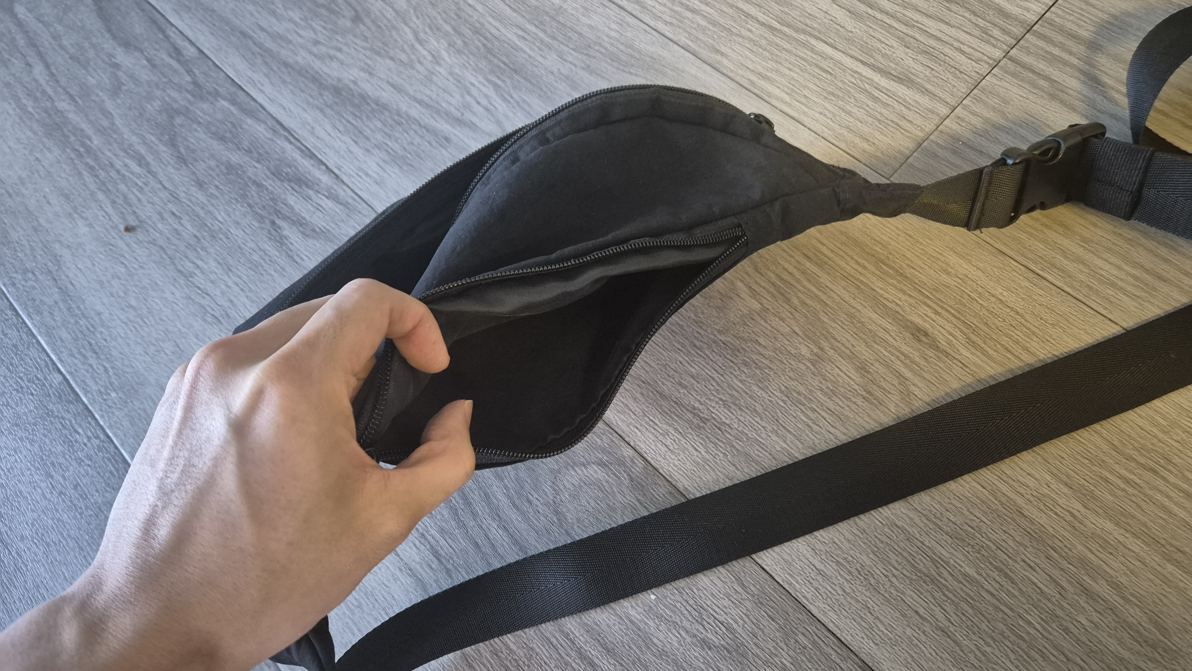 Lightweight Black Sling Bag - Photo 3 view in Manhattan, NY