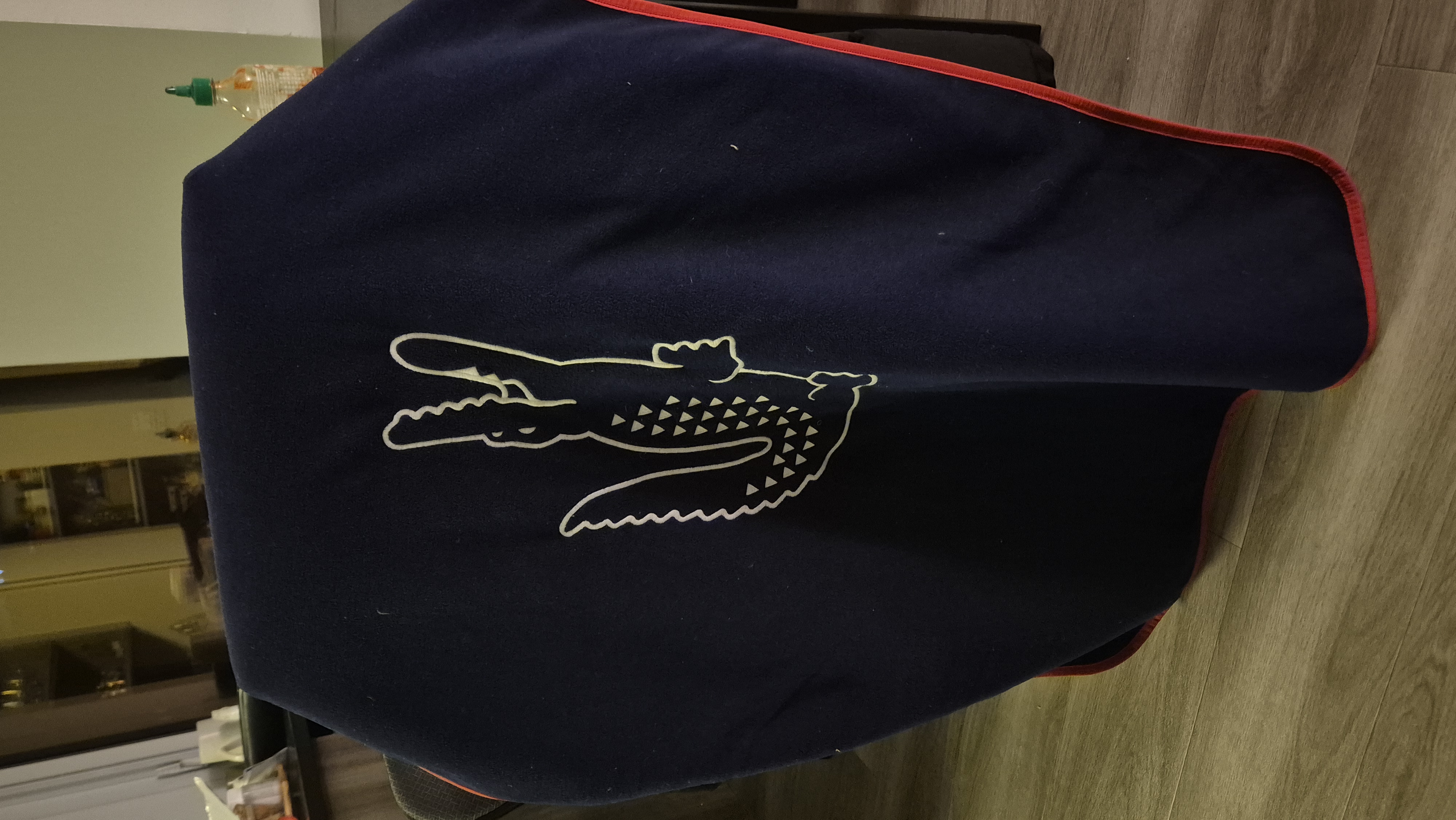 For Sale: Lacoste Fleece Blanket - Photo 3 view in Manhattan, NY