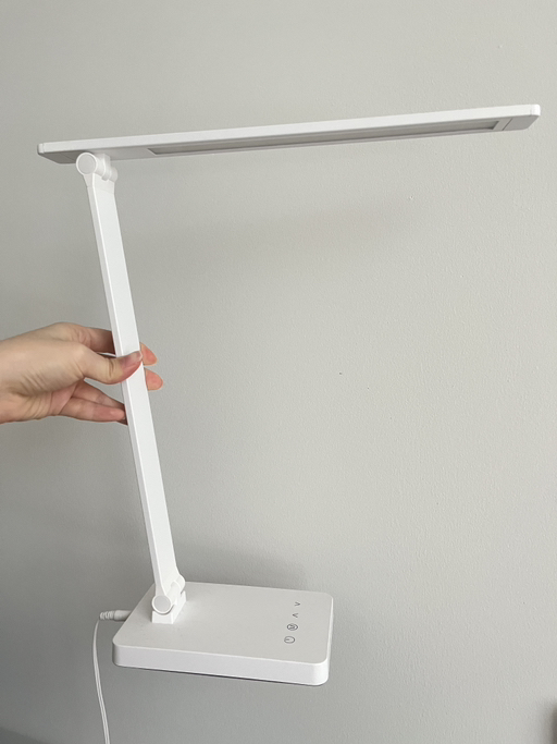 White modern LED desk lamp - Photo 2 view in Manhattan, NY