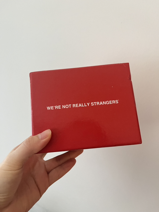 we're not really strangers card game