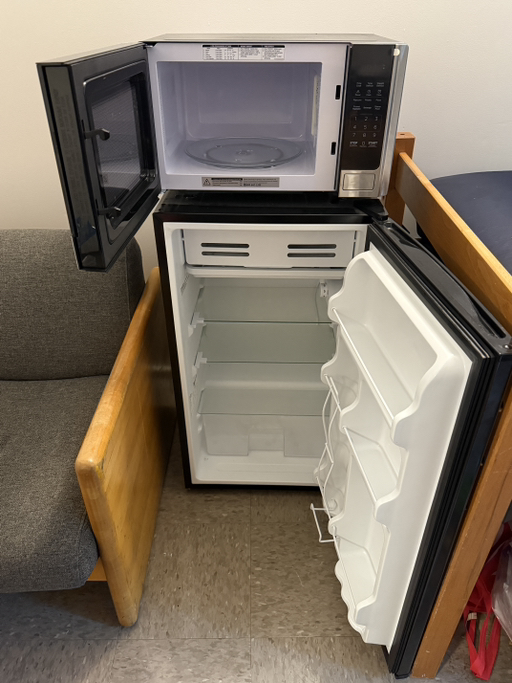 Refrigerator and Microwave