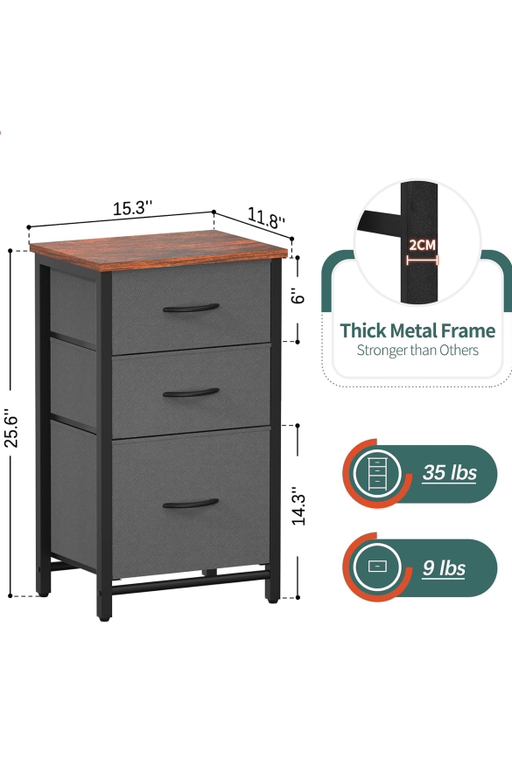 3-drawer fabric storage - Photo 2 view in Manhattan, NY