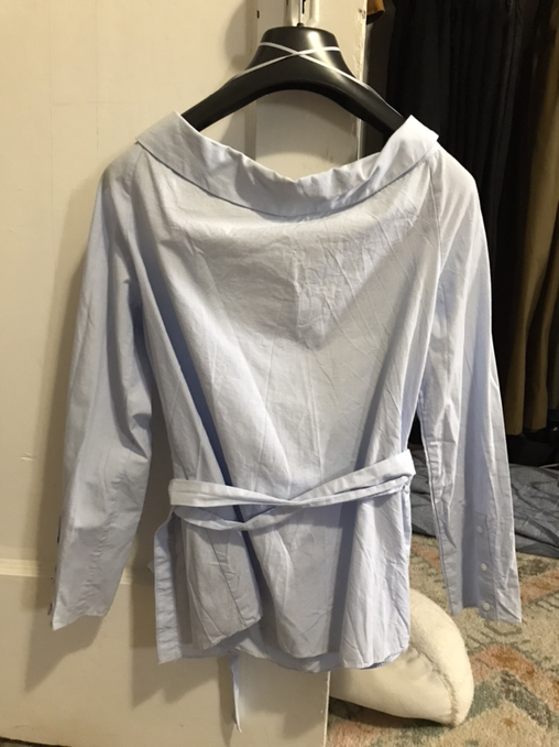 Zara Trafaluc Collection Wrap Shirt – Light Blue – Size XS - Photo 2 view in Manhattan, NY