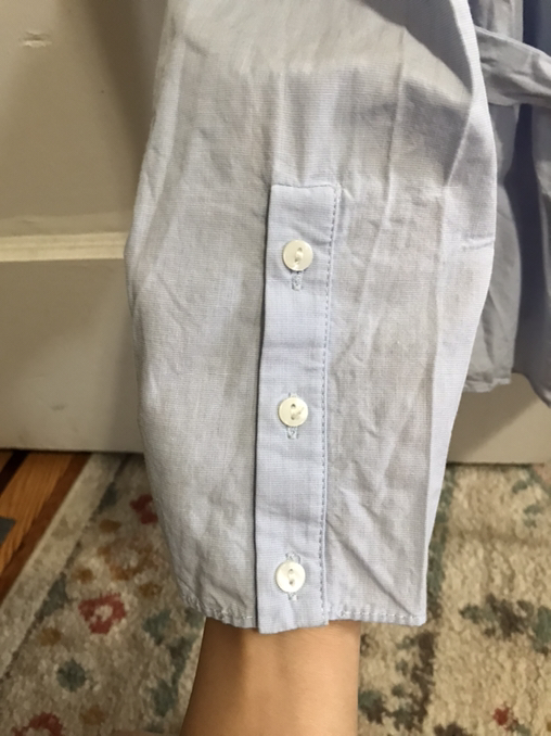 Zara Trafaluc Collection Wrap Shirt – Light Blue – Size XS - Photo 4 view in Manhattan, NY