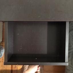 Espresso Side Table with 1 Drawer – Compact  - Photo 2 view in Queens, NY