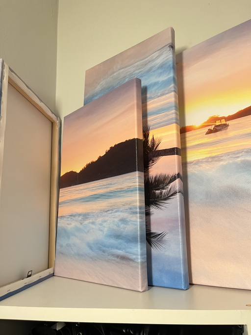 Printed Sunset Beach Painting - Photo 3 view in Hudson County, NJ