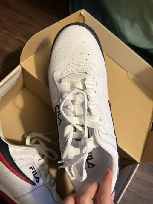 6.5 size FILA White Sneakers